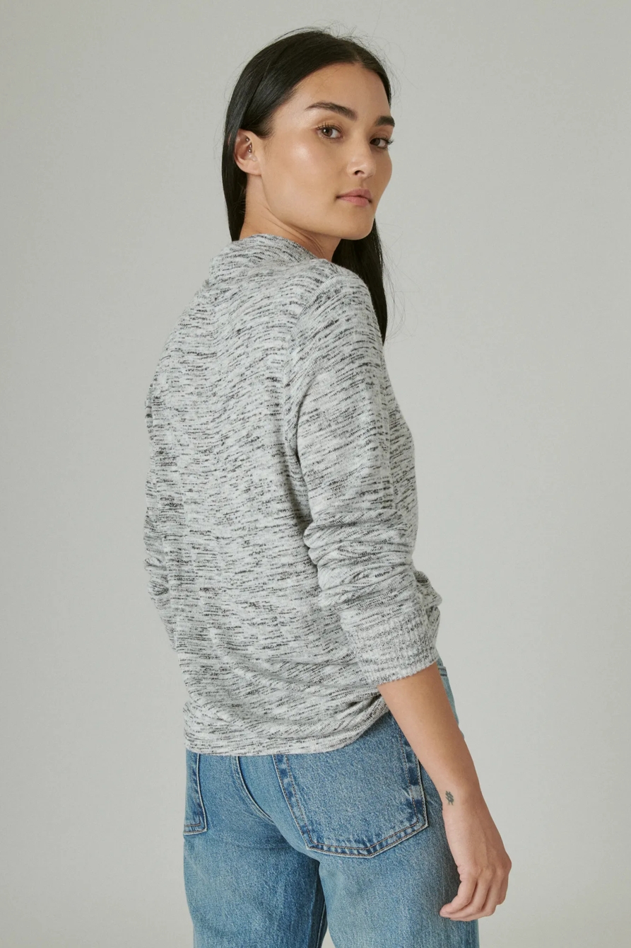 FUNNEL NECK CLOUD JERSEY PULLOVER, image 4