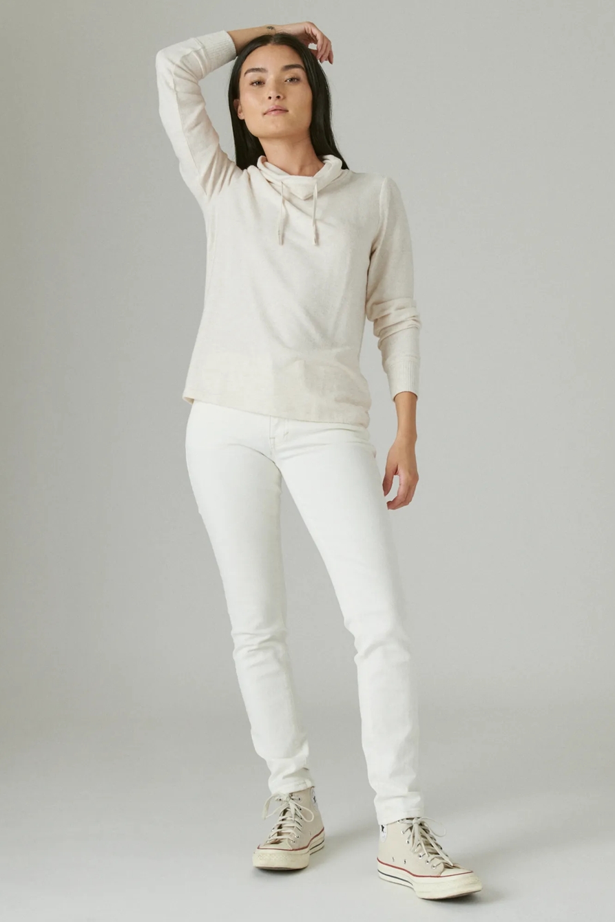 FUNNEL NECK CLOUD JERSEY PULLOVER, image 2