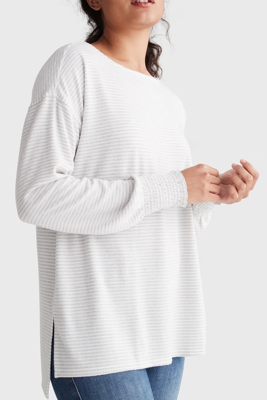 STRIPE CLOUD JERSEY TUNIC, image 5