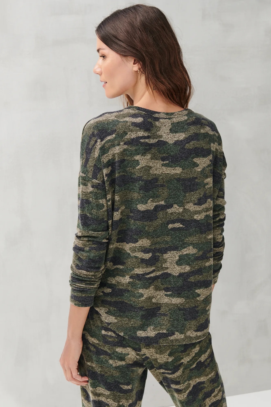 PRINTED CLOUD JERSEY CREW, image 4