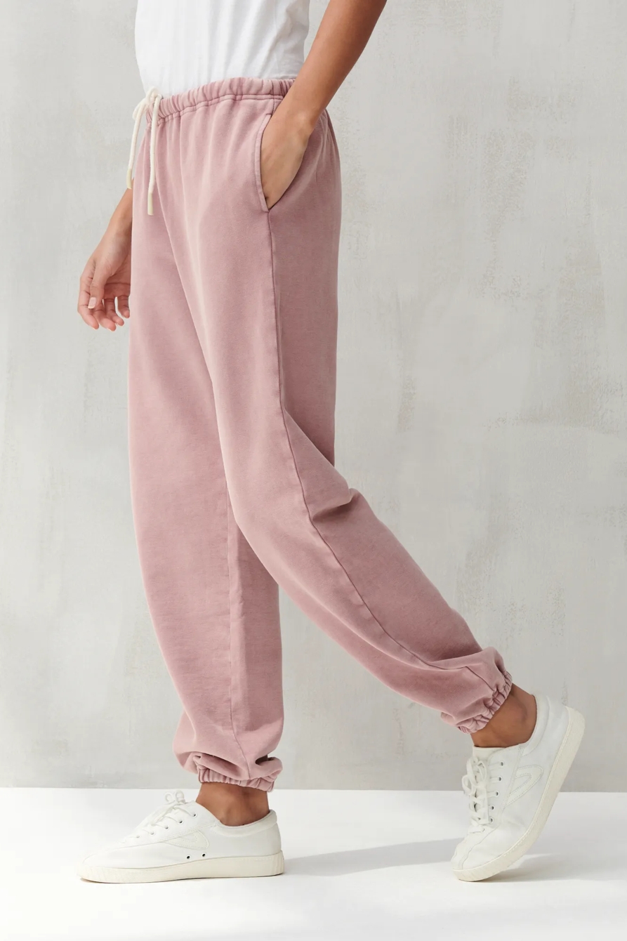 SUEDED TERRY JOGGER, image 2