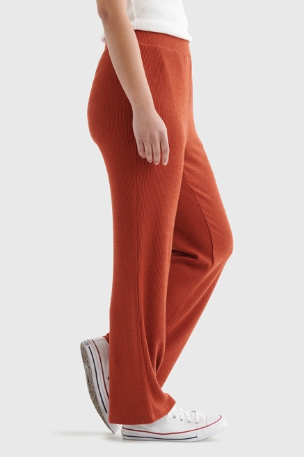 CLOUD JERSEY WIDE-LEG CROPPED PANT, image 3