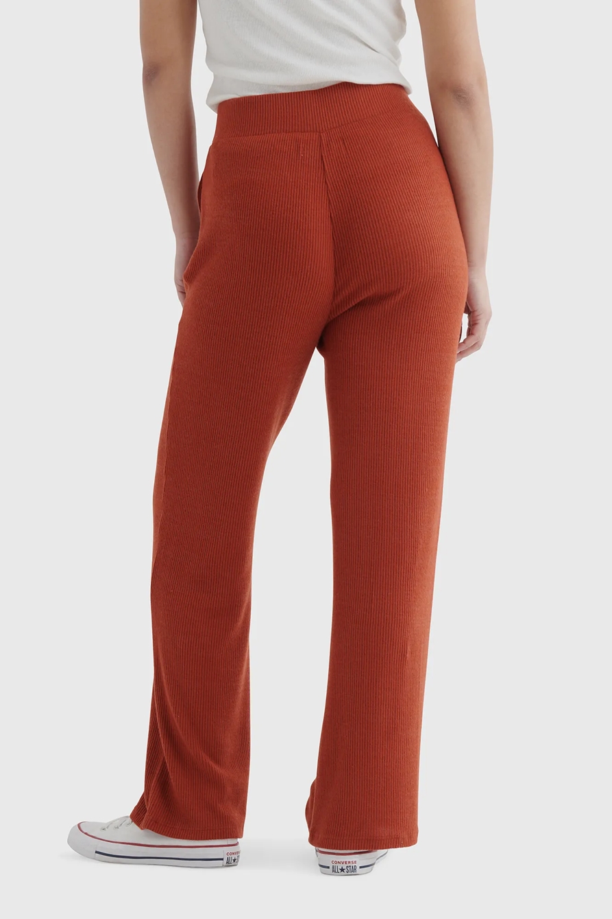 CLOUD JERSEY WIDE-LEG CROPPED PANT, image 5