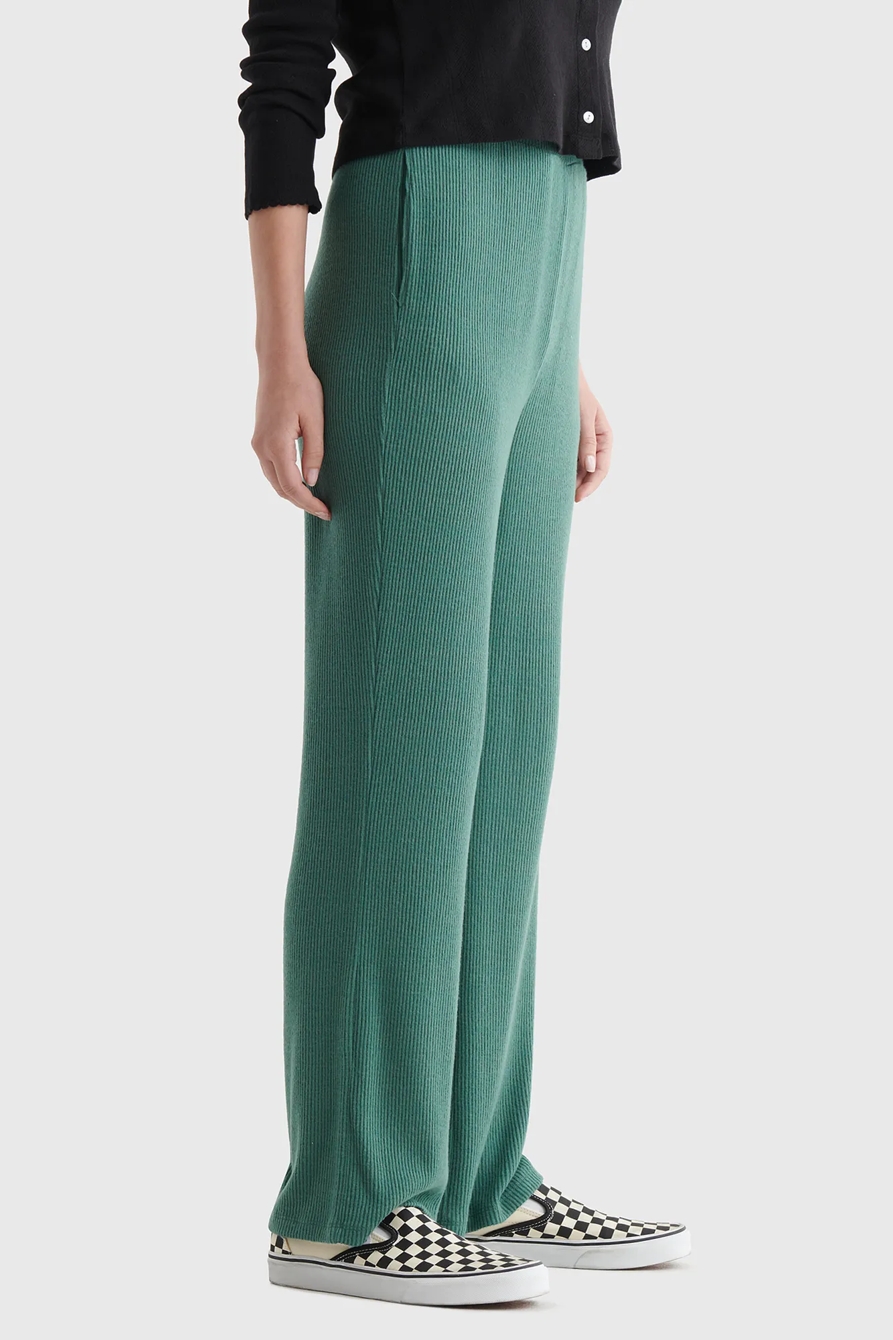 CLOUD JERSEY WIDE-LEG CROPPED PANT, image 4