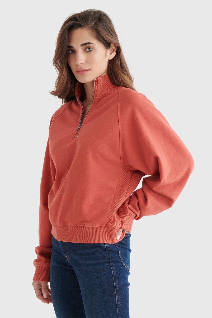 QUARTER-ZIP FLEECE PULLOVER, image 4