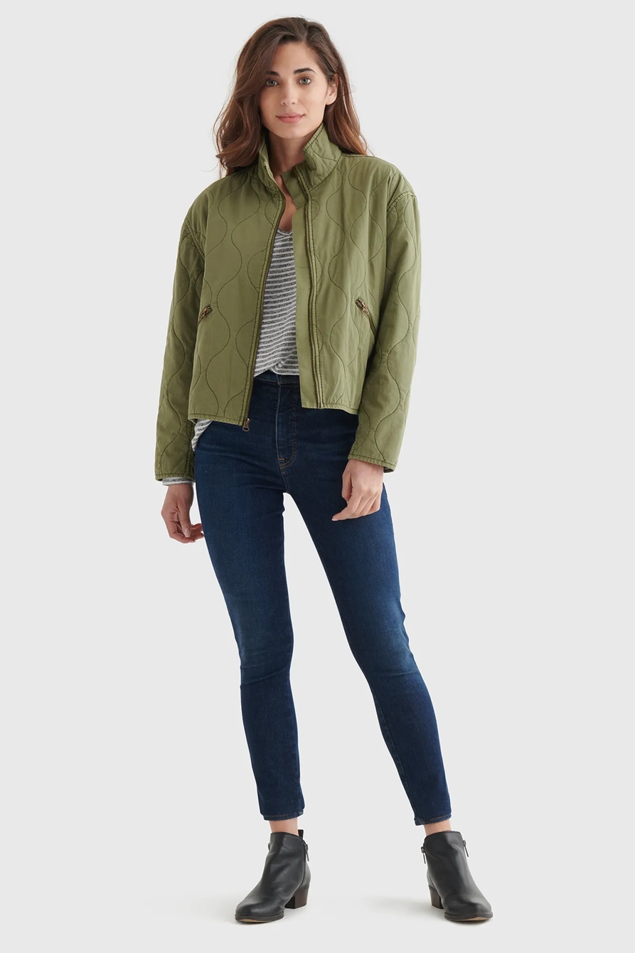 CLOUD JERSEY V-NECK LONG SLEEVE TOP, image 4