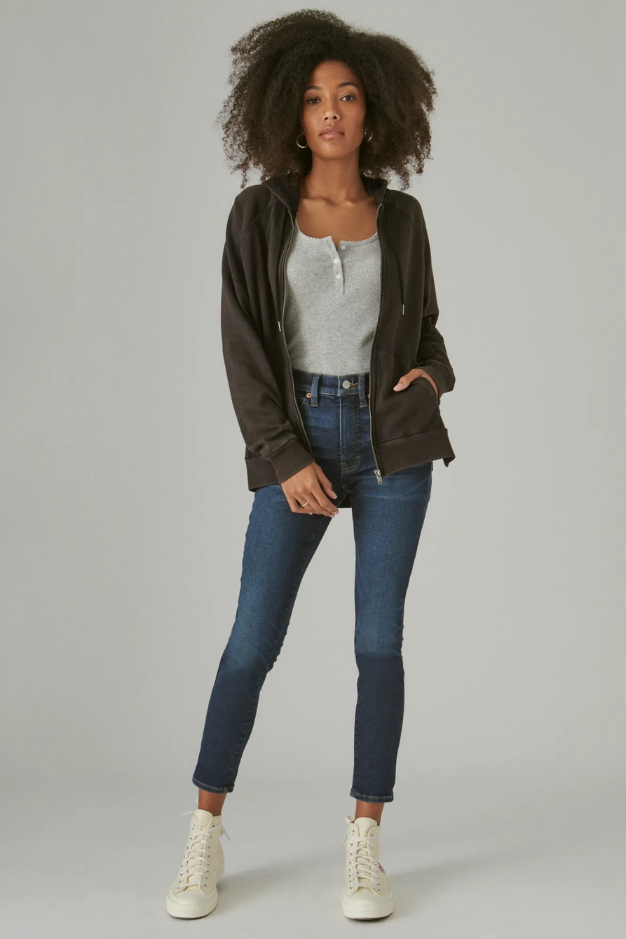 RAGLAN EASY STREET ZIP-UP TUNIC, image 2