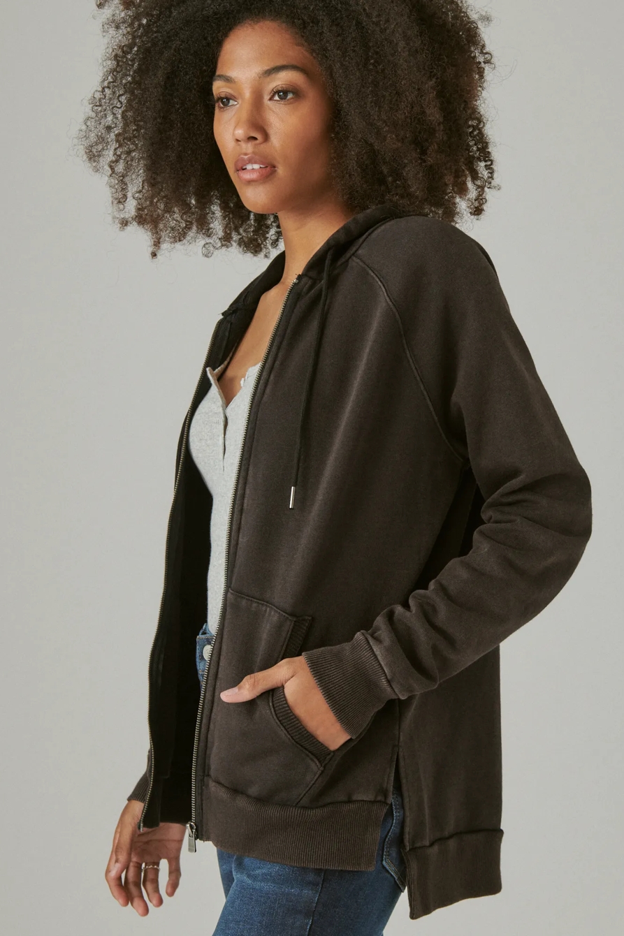 RAGLAN EASY STREET ZIP-UP TUNIC, image 3