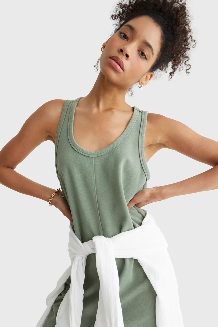TANK SWEATSHIRT DRESS, image 2