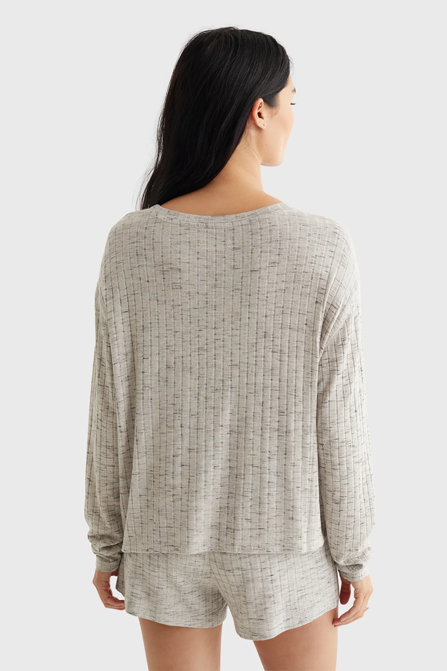 CLOUD JERSEY RIB TEE, image 3