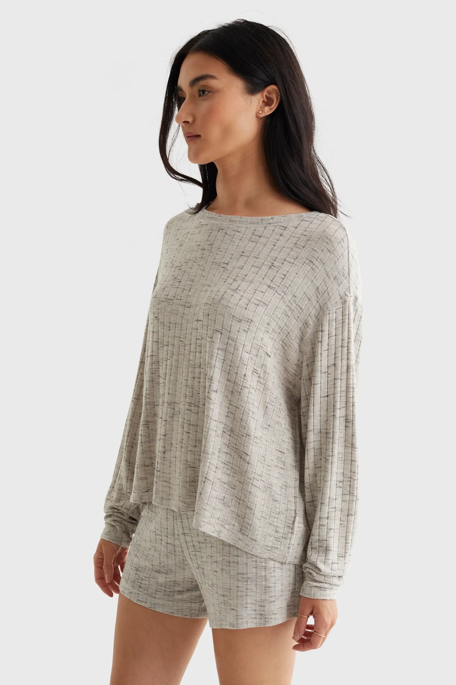 CLOUD JERSEY RIB TEE, image 4