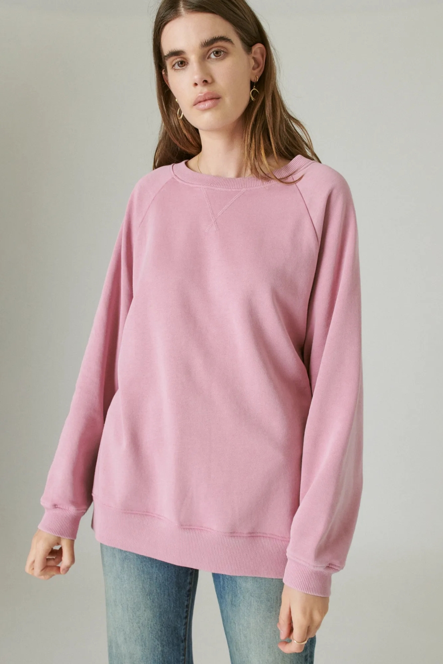 OVERSIZED FLEECE CREW, image 6