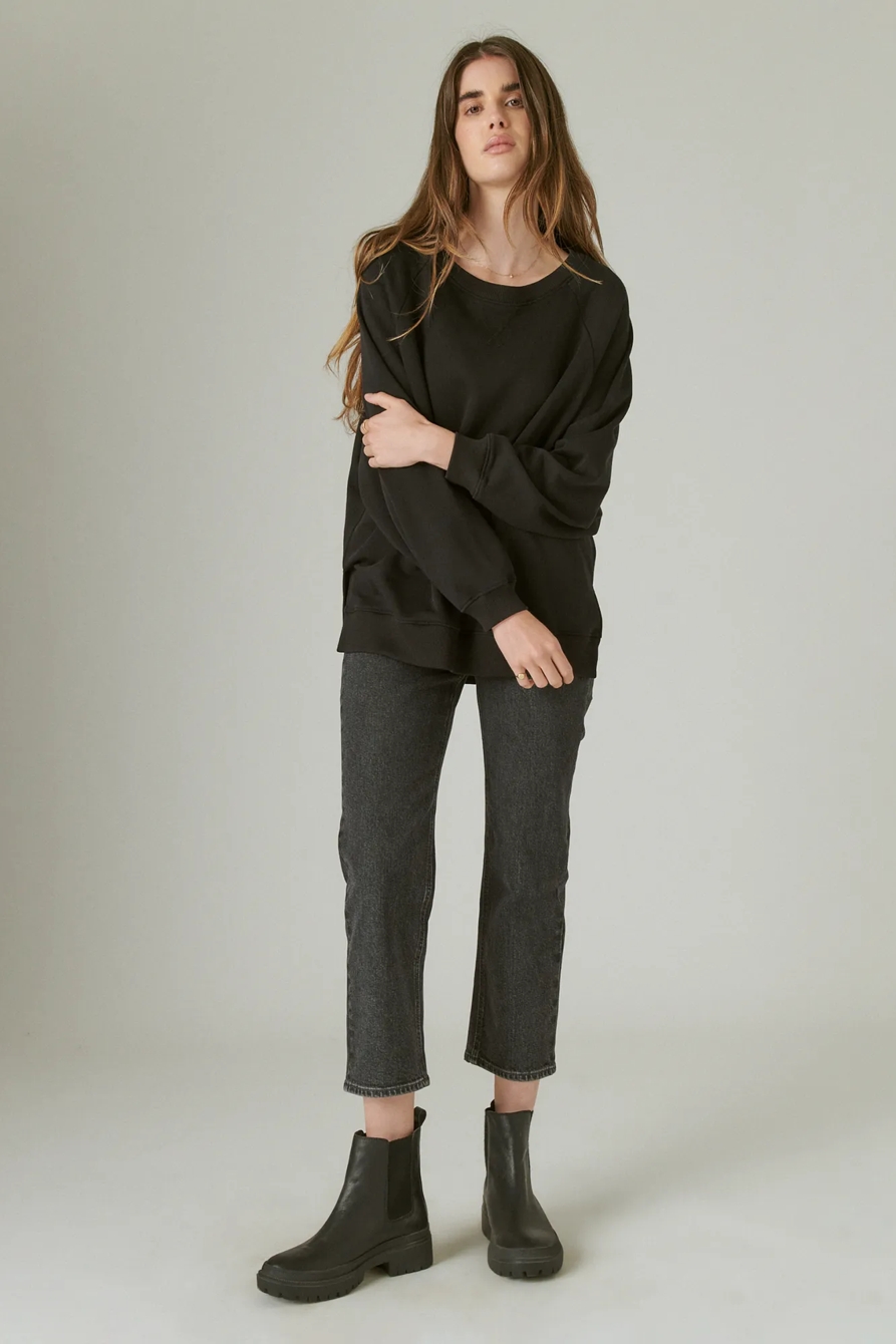 OVERSIZED FLEECE CREW, image 2