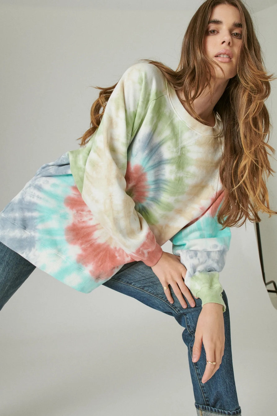 OVERSIZED FLEECE CREW, image 6