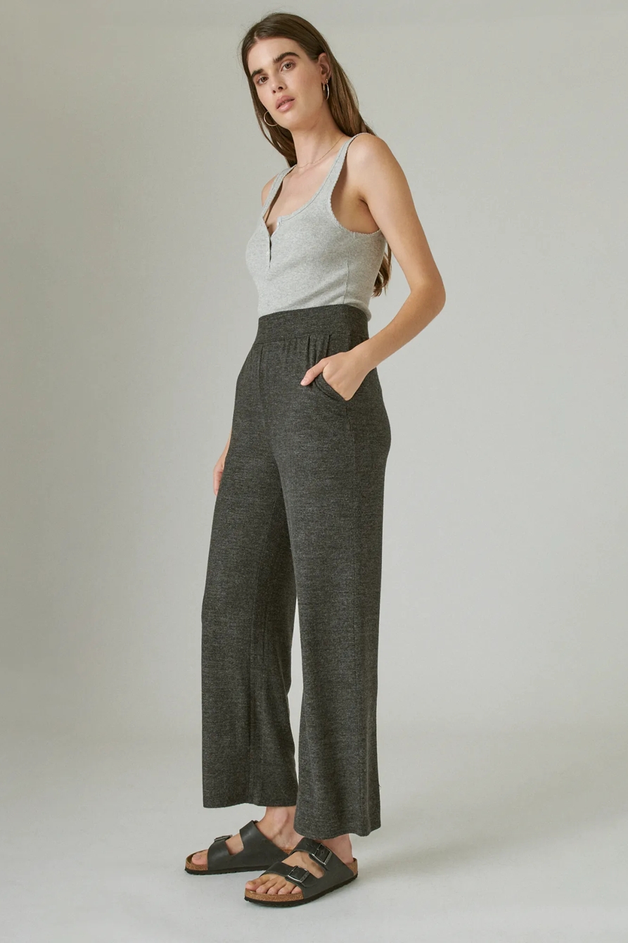 CLOUD JERSEY WIDE LEG PANT, image 2