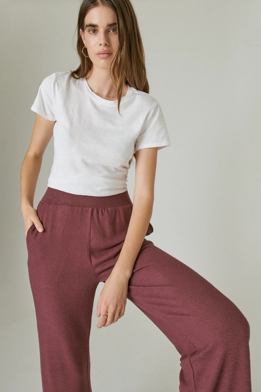 CLOUD JERSEY WIDE LEG PANT, image 7
