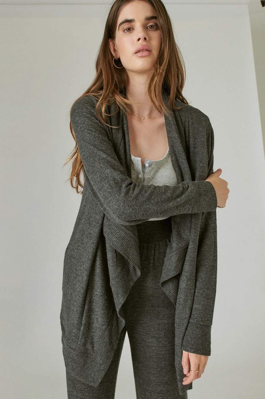 CLOUD JERSEY OPEN FRONT CARDIGAN, image 3