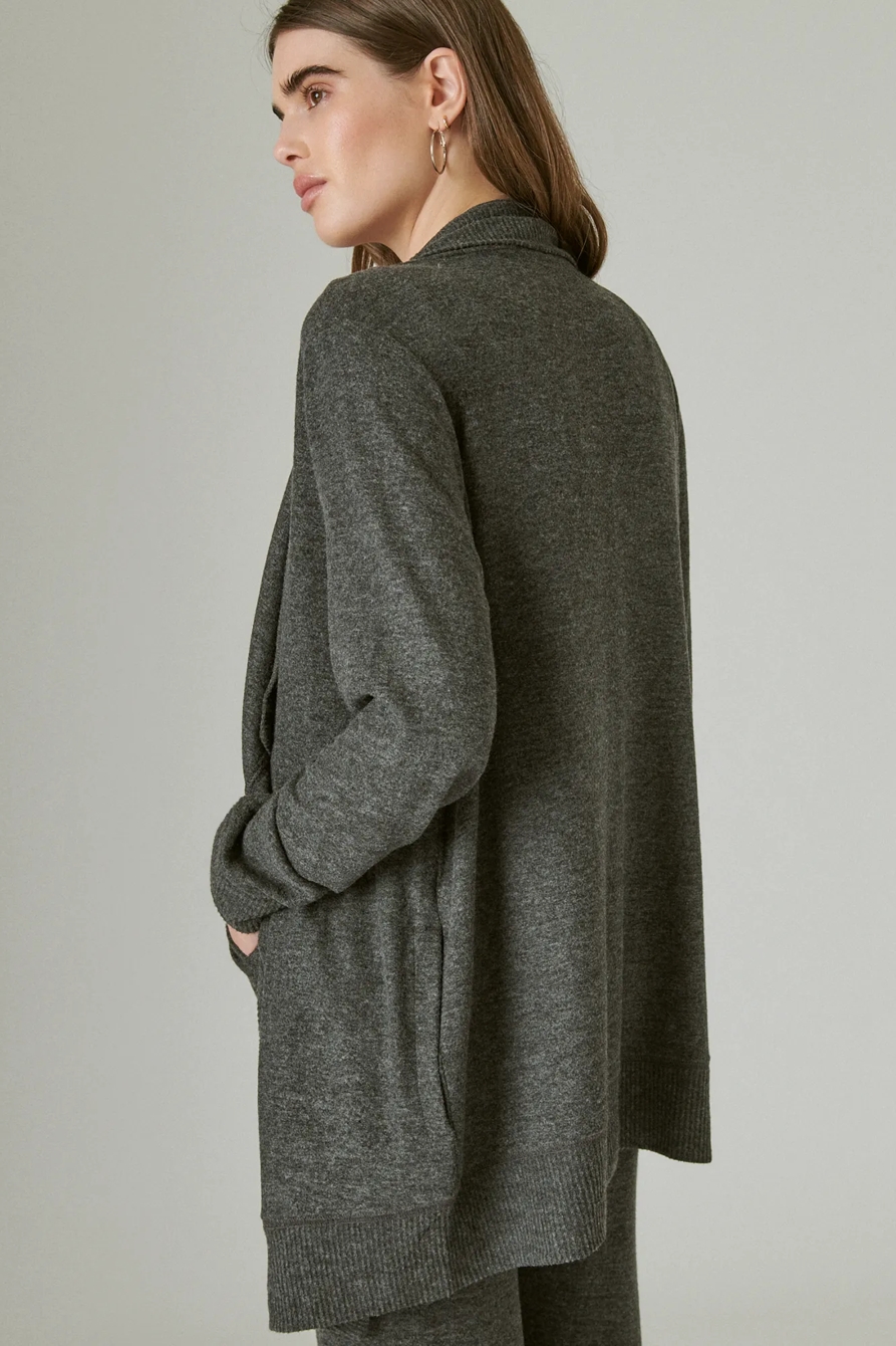 CLOUD JERSEY OPEN FRONT CARDIGAN, image 6