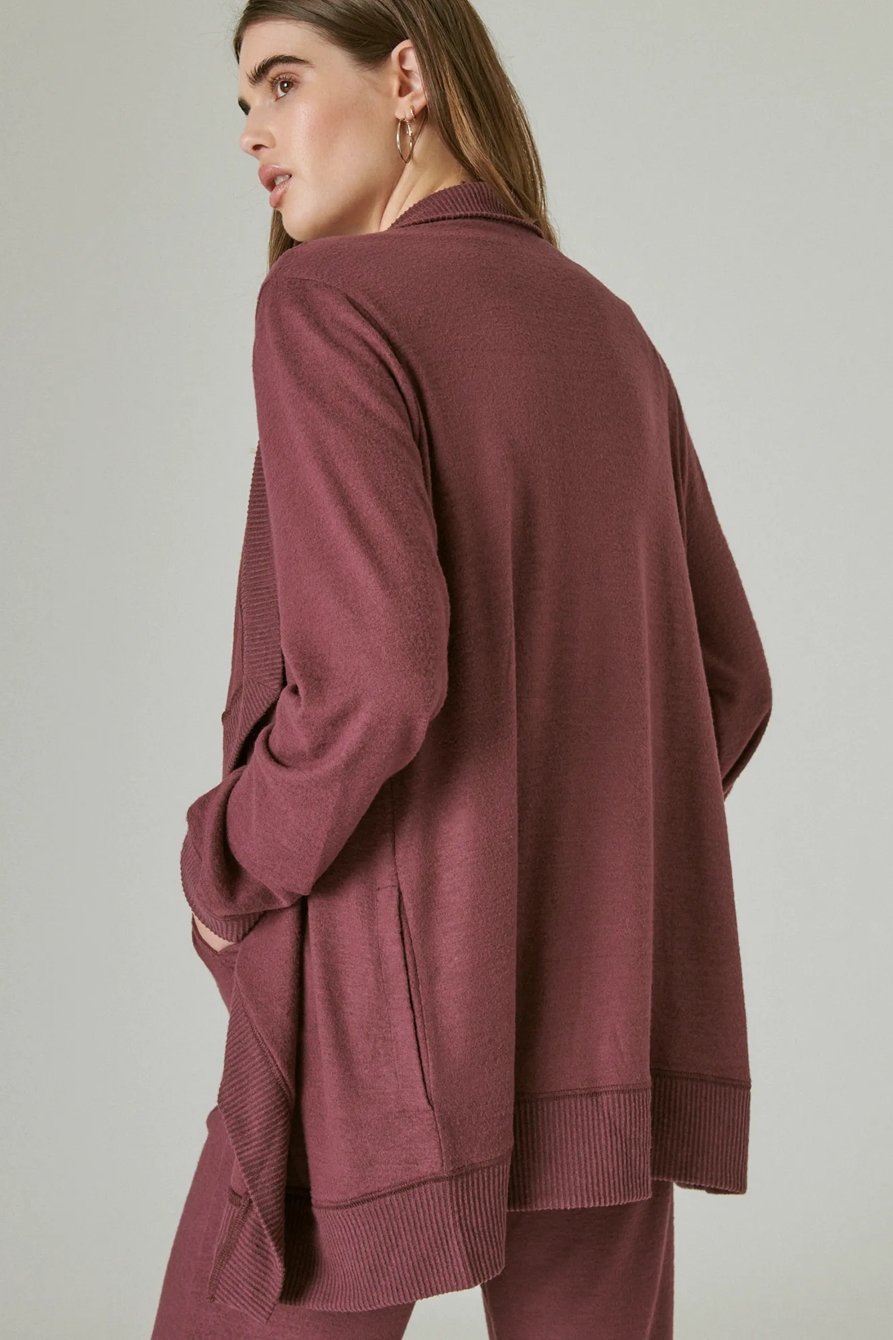 CLOUD JERSEY OPEN FRONT CARDIGAN, image 4