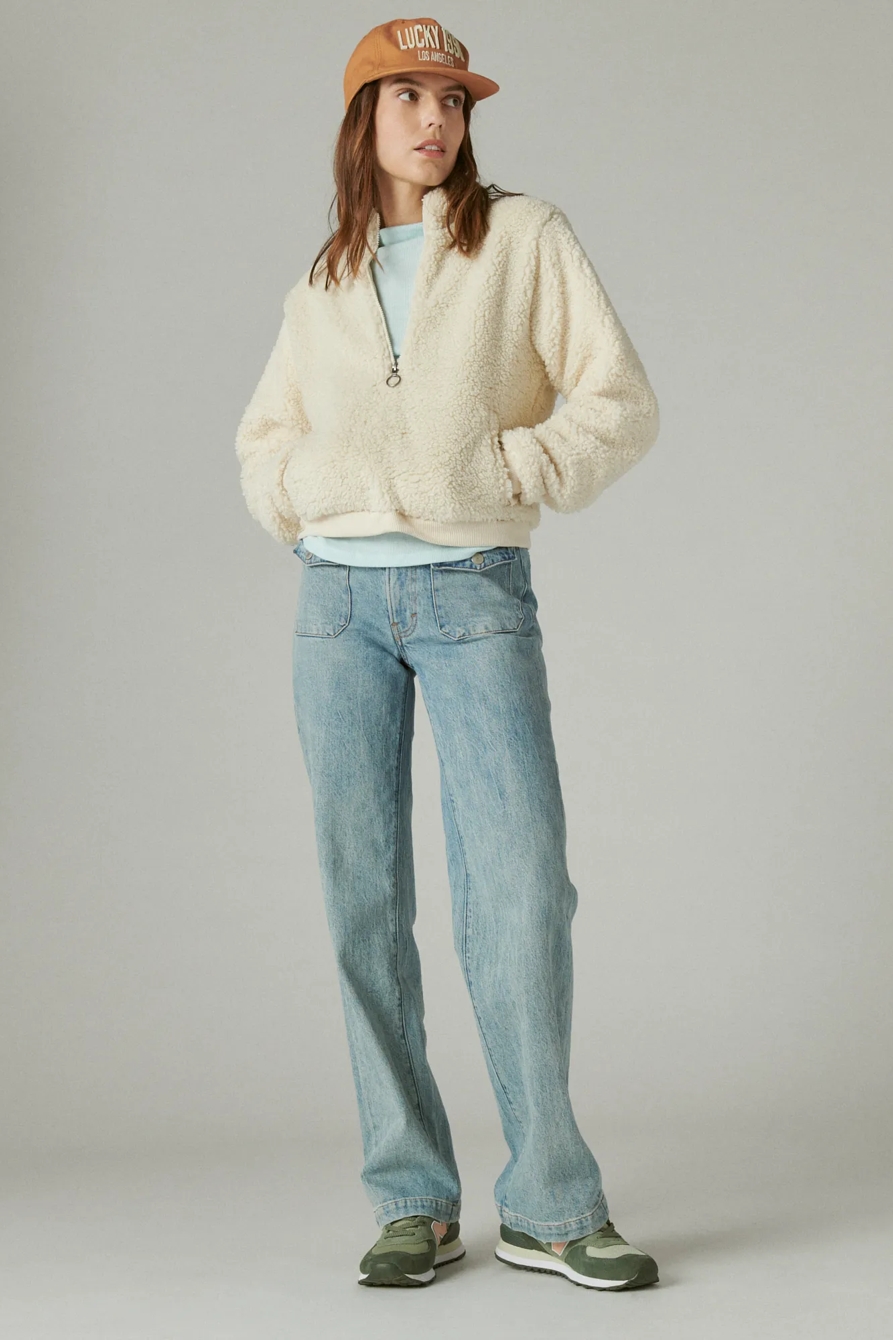 HI-PILE HALF ZIP PULLOVER, image 2