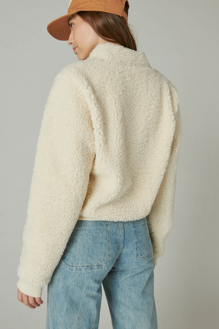 HI-PILE HALF ZIP PULLOVER, image 4