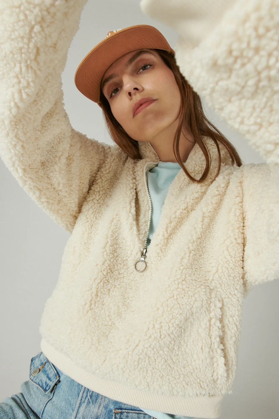 HI-PILE HALF ZIP PULLOVER, image 6