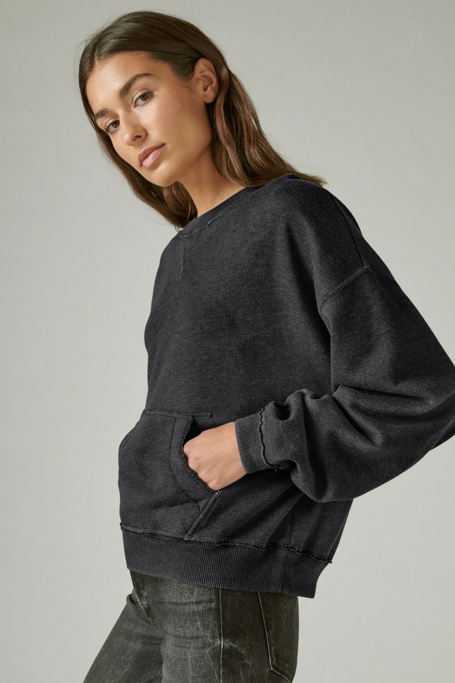 SLOUCHY FLEECE SWEATSHIRT, image 3
