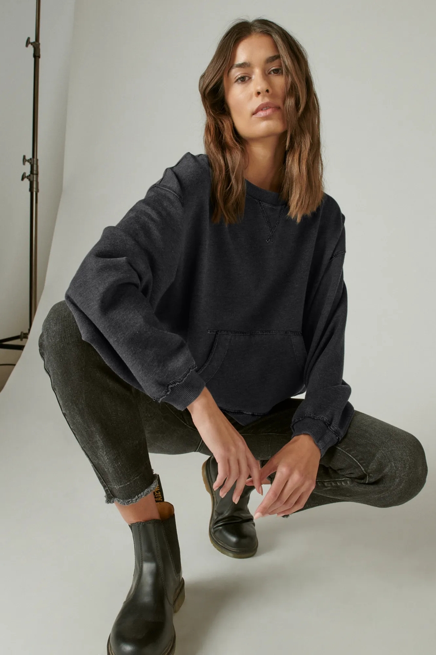 SLOUCHY FLEECE SWEATSHIRT, image 6