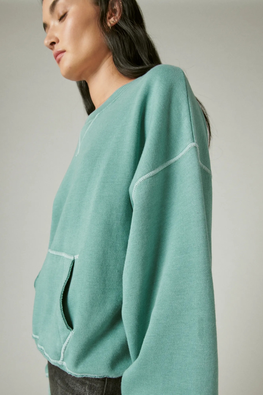 SLOUCHY FLEECE SWEATSHIRT, image 3