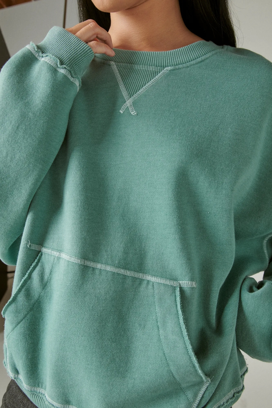 SLOUCHY FLEECE SWEATSHIRT, image 5