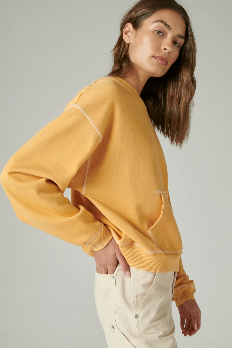 SLOUCHY FLEECE SWEATSHIRT, image 3