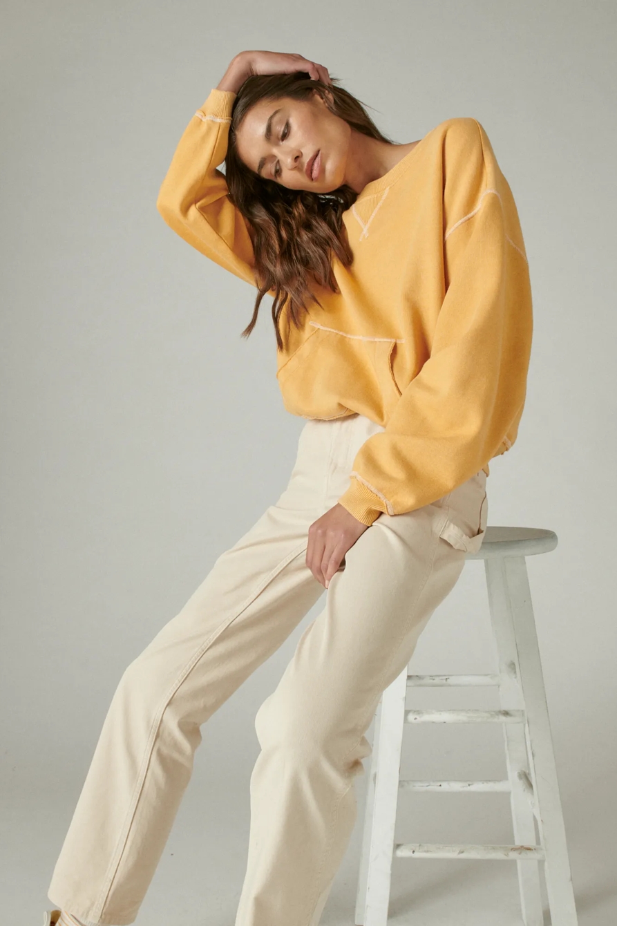 SLOUCHY FLEECE SWEATSHIRT, image 6