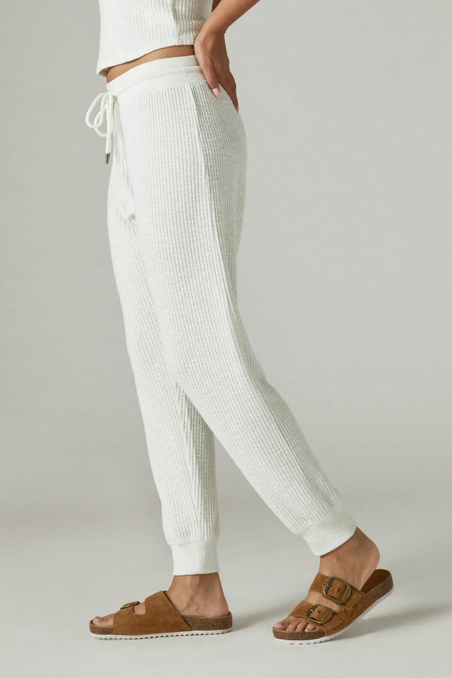 CLOUD JERSEY BRUSHED WAFFLE HENLEY JOGGER, image 5