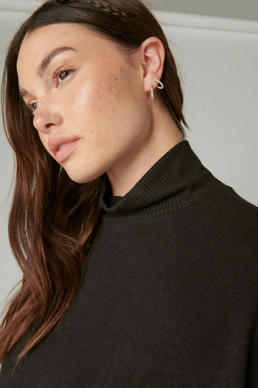 CLOUD JERSEY MOCK NECK TOP, image 4