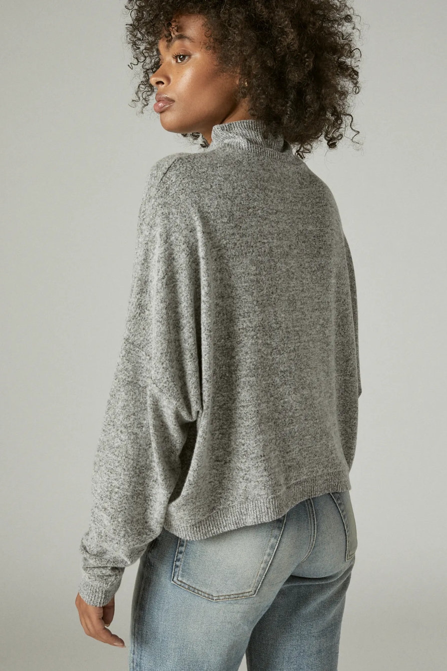 CLOUD JERSEY LONG SLEEVE MOCK NECK, image 4