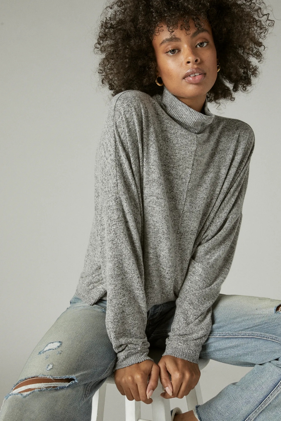 CLOUD JERSEY LONG SLEEVE MOCK NECK, image 6