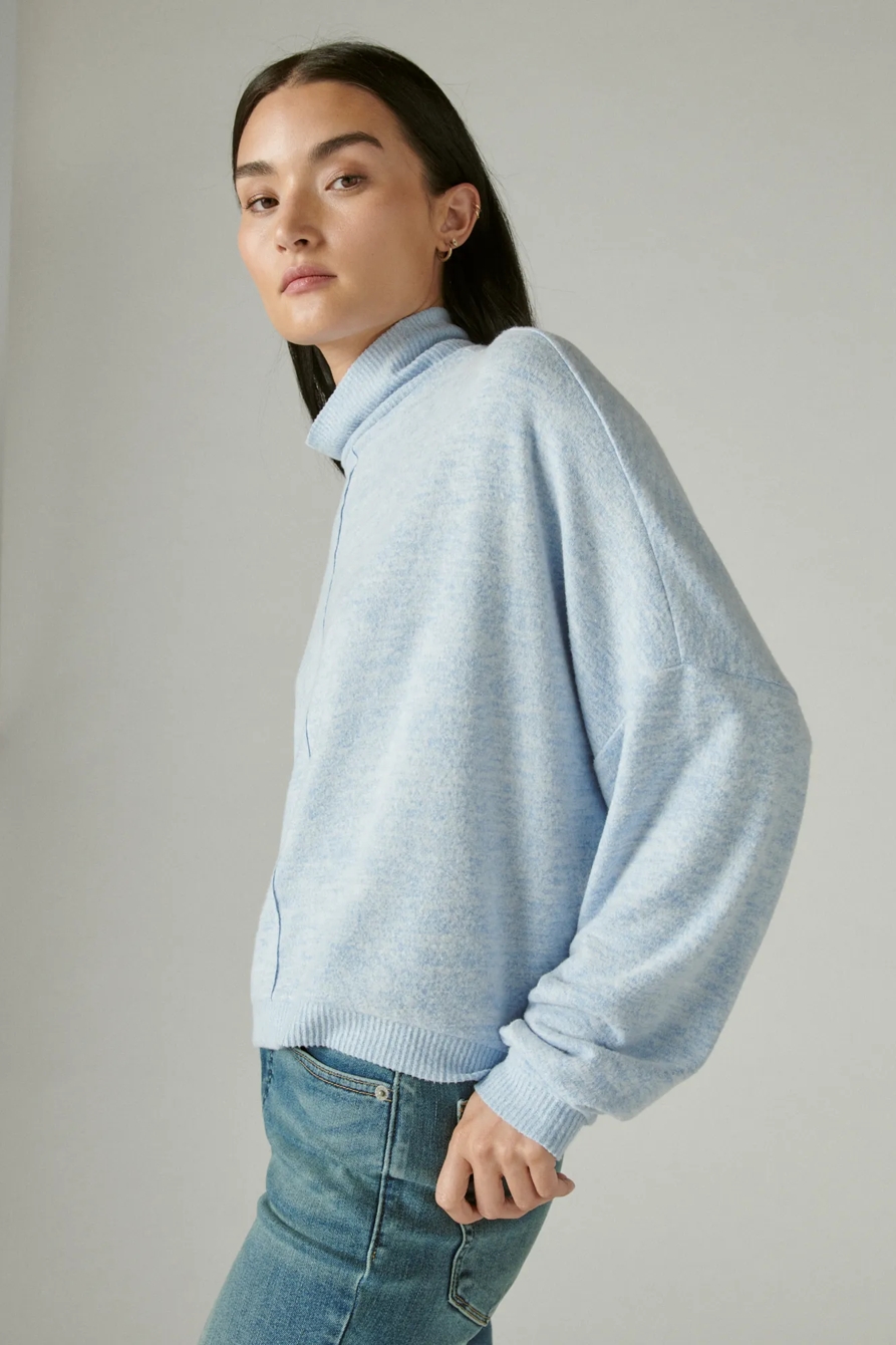 CLOUD JERSEY LONG SLEEVE MOCK NECK, image 3