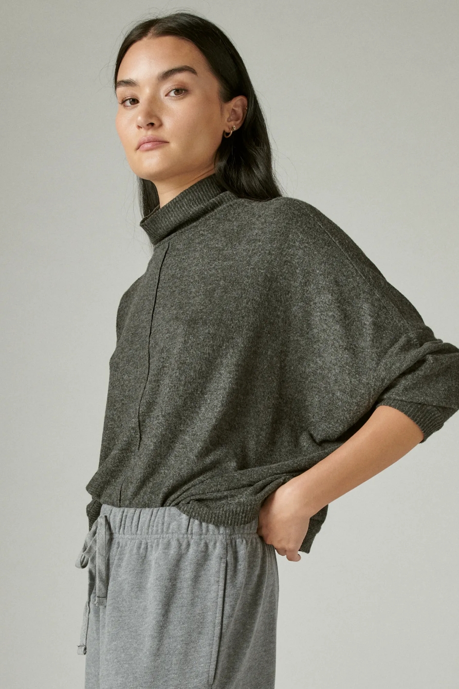 CLOUD JERSEY LONG SLEEVE MOCK NECK, image 3