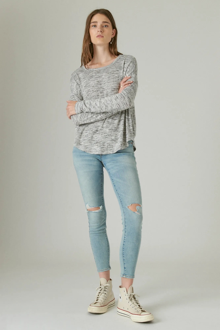 CLOUD JERSEY LONG SLEEVE CREW, image 2
