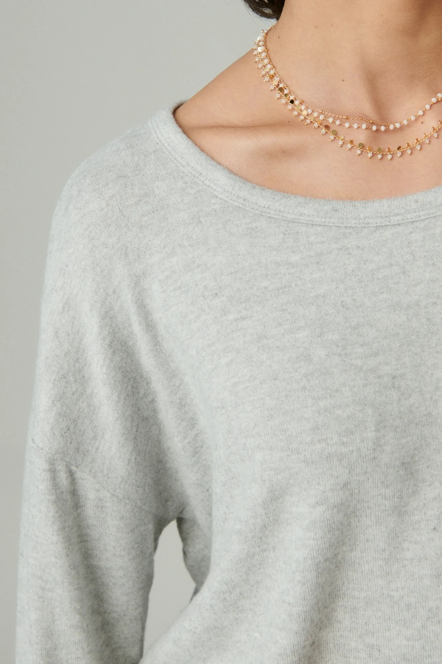 CLOUD JERSEY LONG SLEEVE CREW, image 4