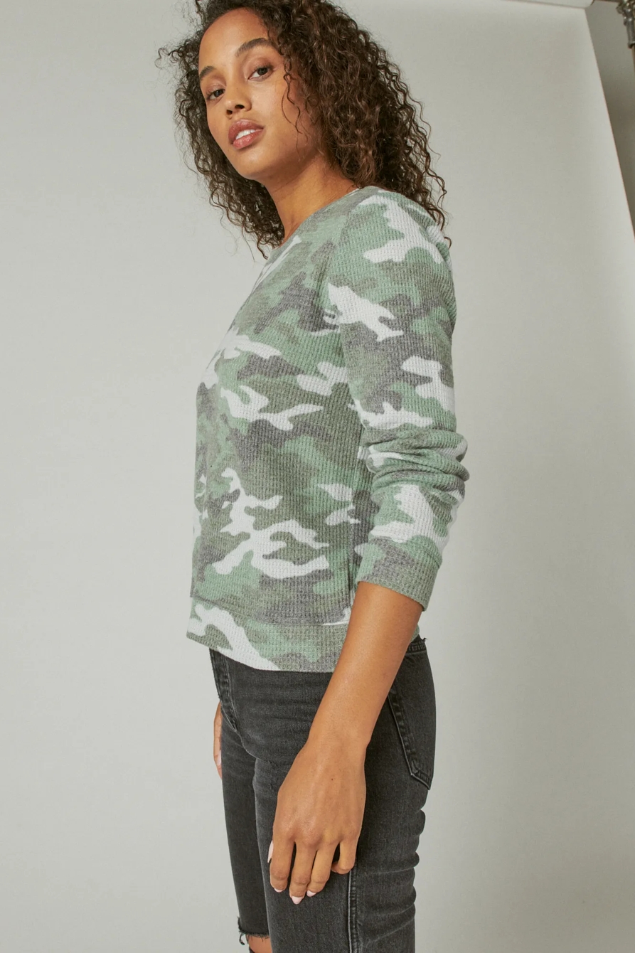 CLOUD JERSEY WAFFLE TOP, image 3