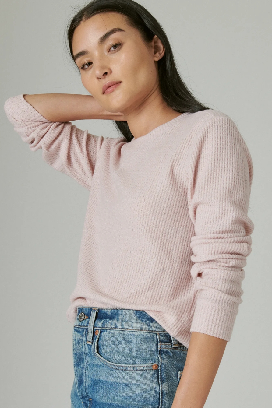 CLOUD JERSEY WAFFLE TOP, image 3