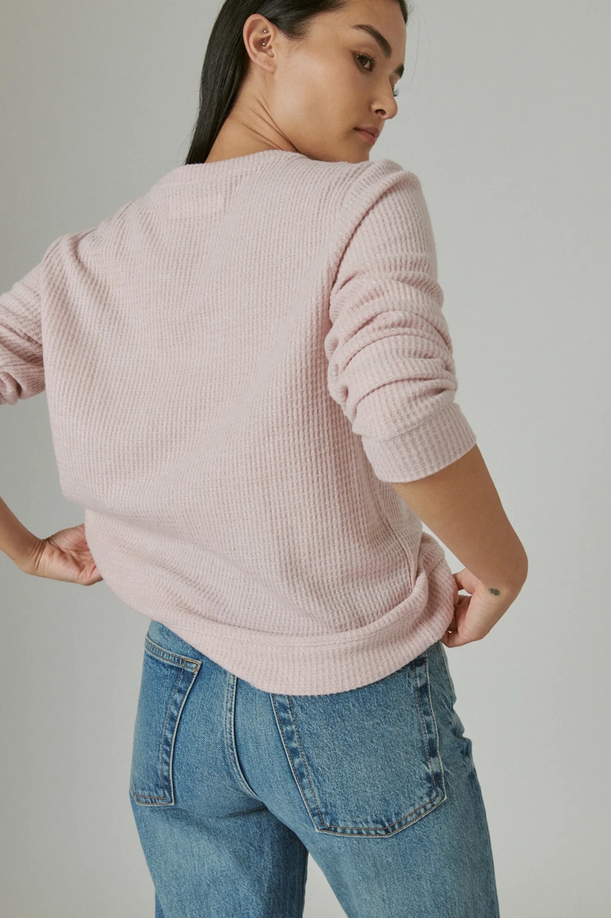 CLOUD JERSEY WAFFLE TOP, image 4