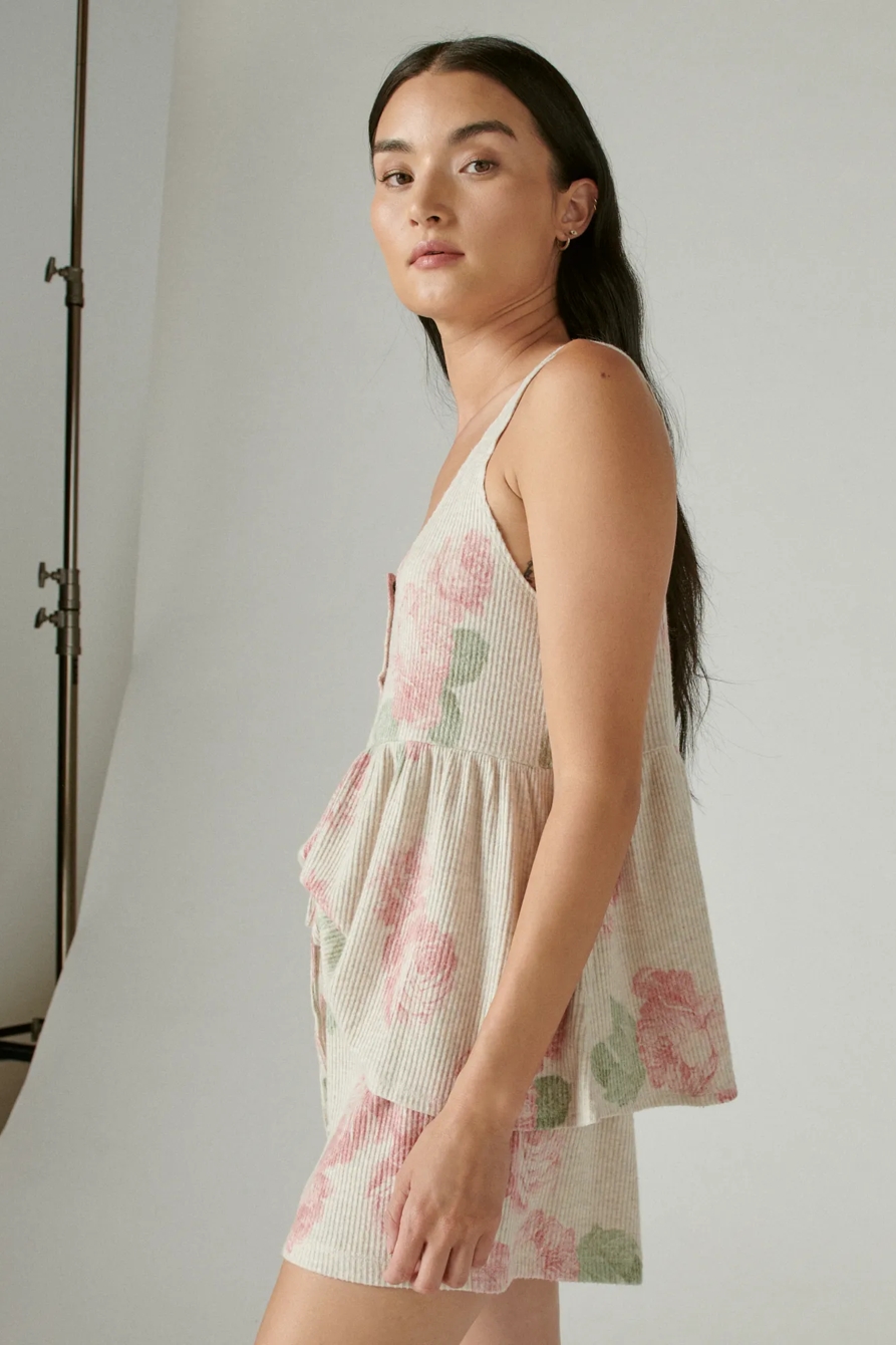 CLOUD RIB BABY DOLL TANK, image 3