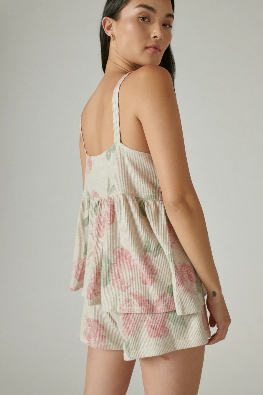 CLOUD RIB BABY DOLL TANK, image 4