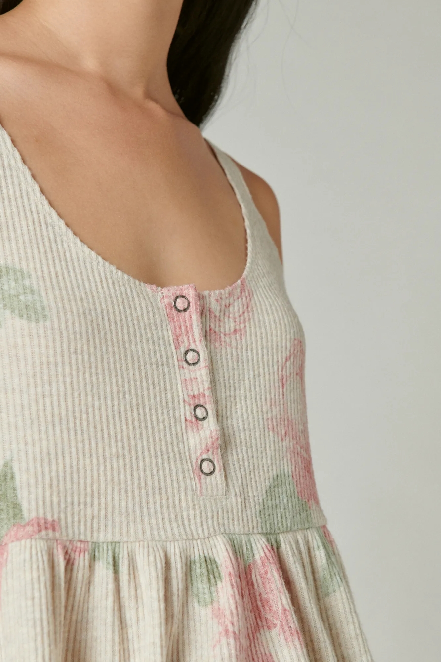 CLOUD RIB BABY DOLL TANK, image 5
