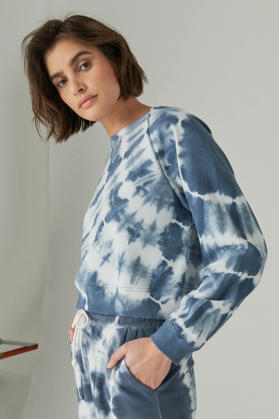 FRENCH TERRY CROPPED RAGLAN CREW, image 3