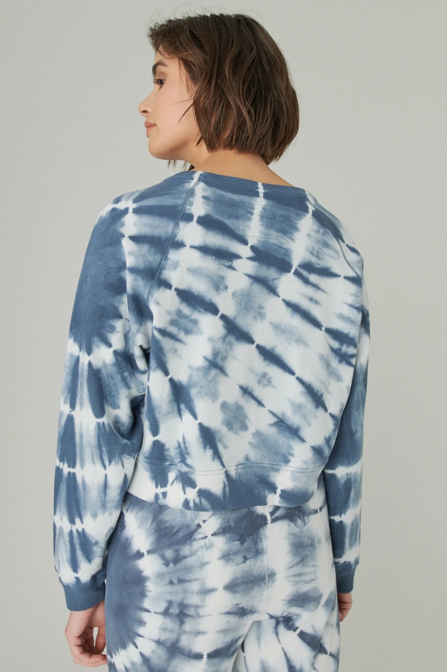 FRENCH TERRY CROPPED RAGLAN CREW, image 4