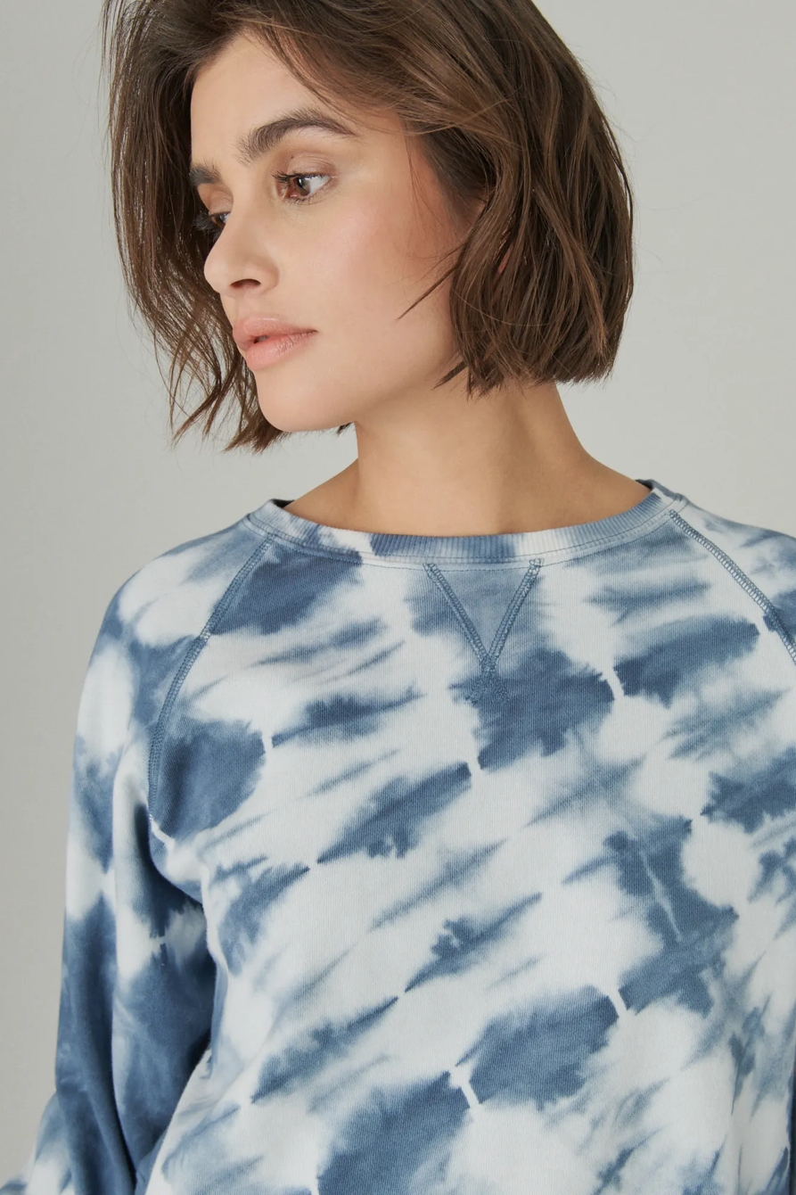 FRENCH TERRY CROPPED RAGLAN CREW, image 5