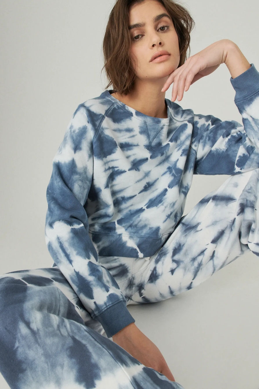 FRENCH TERRY CROPPED RAGLAN CREW, image 6
